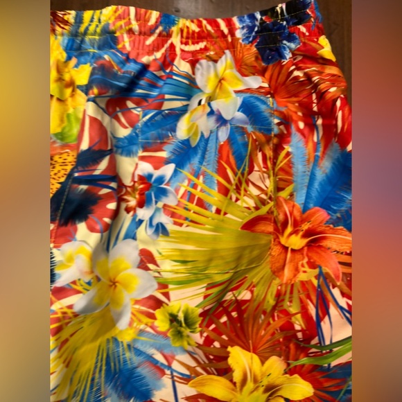 BOSS Hugo Piranha Swim Short Bright Orange Tropical Size XL Beach Swim Summer - Picture 7 of 15